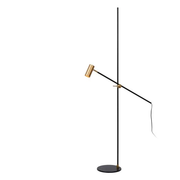 Lucide PHILINE - Floor reading lamp - 1xGU10 - Black - detail 2